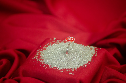 Hermoso Anillo Plata 925 Ajustable A320 Regala Una Rosa Roja