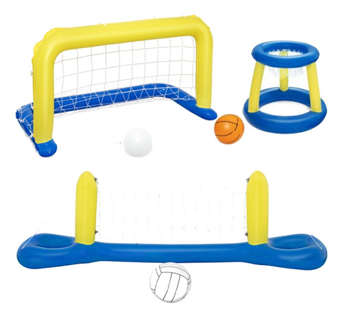 Pelota De Agua Inflable, Estilo: Juego 3 En 1 Y 3 Pelotas