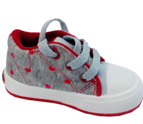 Imagen 3 de 10 de Zapatillas Niñas Bebe Lona Marca Small Modelo Amaia (0121)