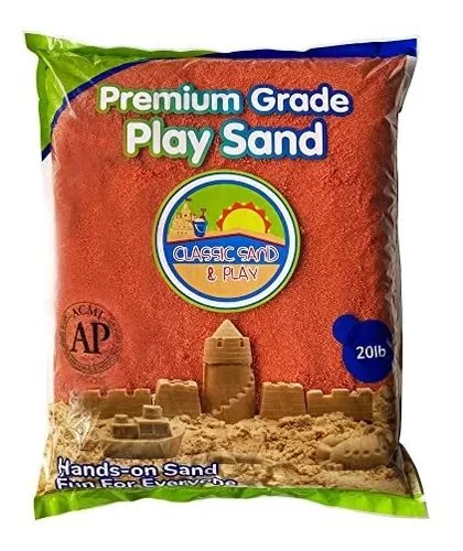 Classic Sand and Play Rainbow Colored Play Sand, 20 lb. Bag, Natural and  Non-Toxic, Fun Wet and Dry Indoor and Outdoor, Sandbox, Therapy, and Table