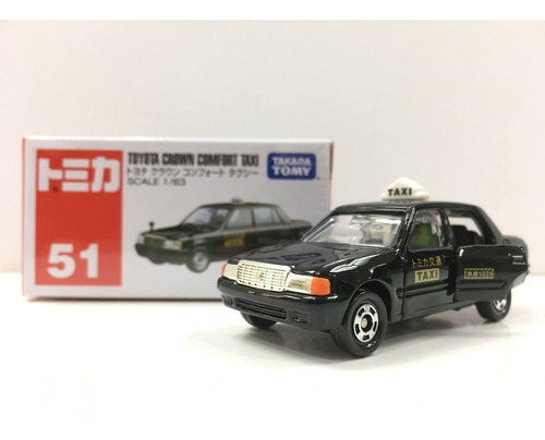 Tomica Tomy Takara #51 Taxi Toyota Crown Japon 1:63 Nuevo