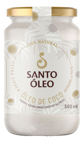 4x Óleo De Coco Extravirgem Prensado A Frio Polpa 500ml