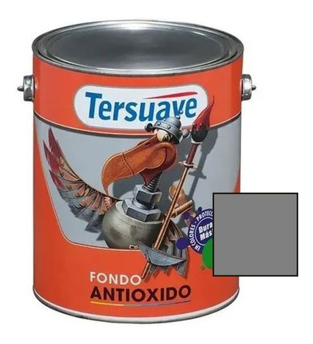 Fondo Antióxido Tersuave 4lt Color Gris