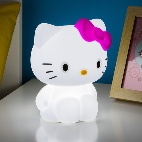 Lampara De Noche Luz Decorativa Hello Kitty Recargable