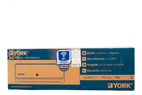 Minisplit York 1 Tr, Solo Frio, Mod. Yhfe12zjmaxaorx