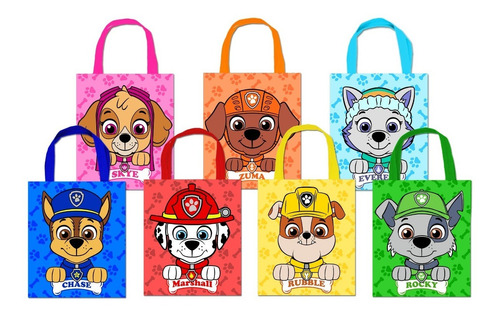 100 Dulceros Ecológicas Paw Patrol Patrulla Canina Fiestas