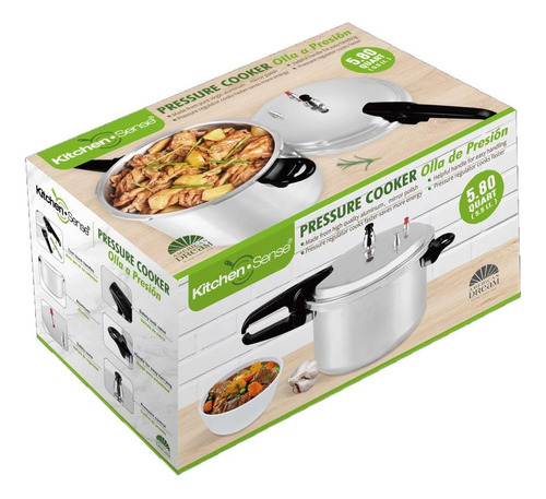 J&v Textiles Cookers De Presión De Aluminio (4, 5, 7, 9 O 11
