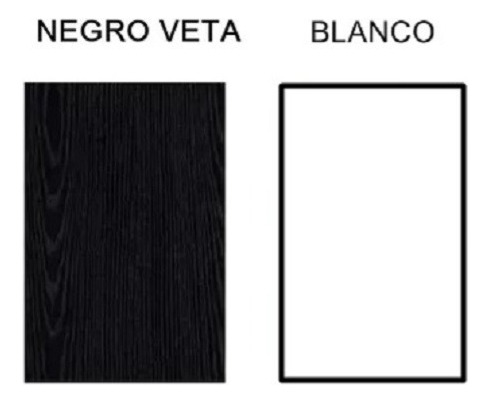 Rack Modular Para Tv Flotante 15x100x30 Negro D Negro