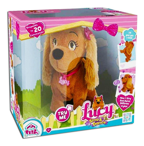 Cachorrinha Lucy Interativa Com 20 Comandos Multikids Br469