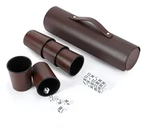 Comprar Juego De Tazas De Cuero Para Dados Party Games