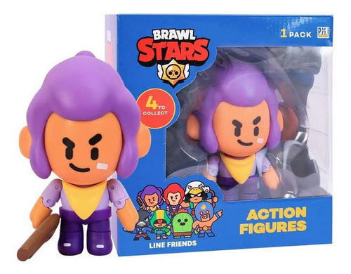 Figura De Ação Pmi International Brawl Stars Shelly Brawler