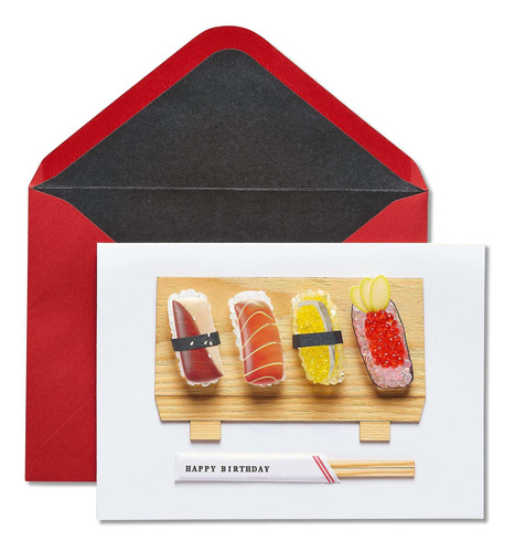 Tarjeta De Cumpleaños Sushi