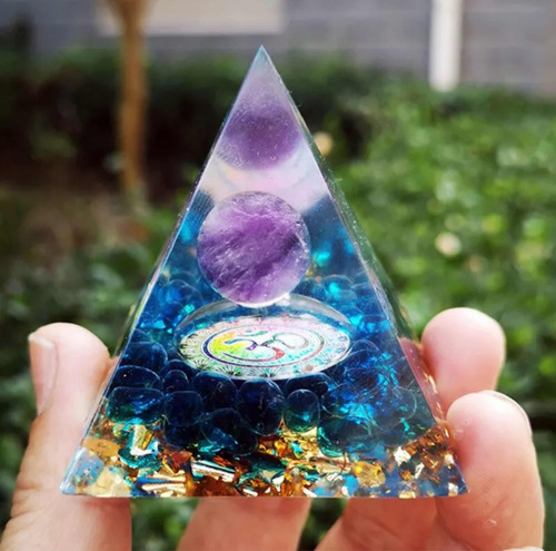 Pirámide Energética Orgonite Para Salud Armonía