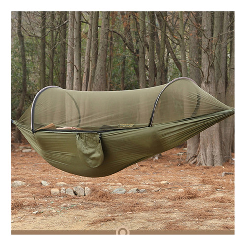 - Hamaca De Camping Con Mosquitera Doble Individual 200 Kg