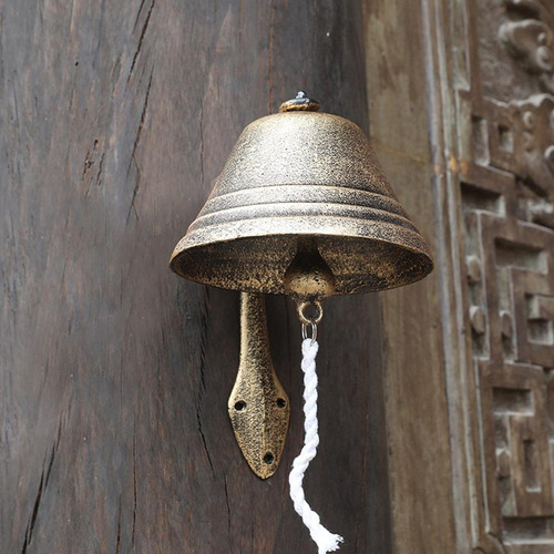 Campana De Puerta De Casa De Hierro Fundido De Metal
