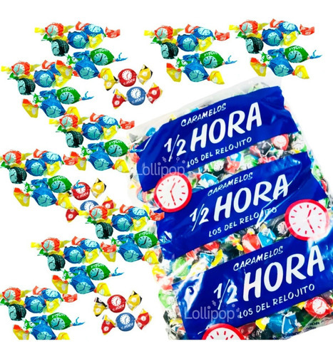 Caramelos Media Hora X 800 Gr - Lollipop
