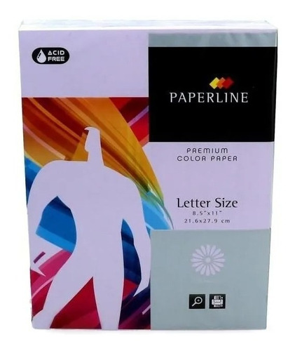 Papel Fotocopia Color  Tamaño Carta 250 Hojas  Imagen Ref.