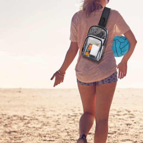 Saco Transparente Mochila Tiracolo Mochila À Prova D'água