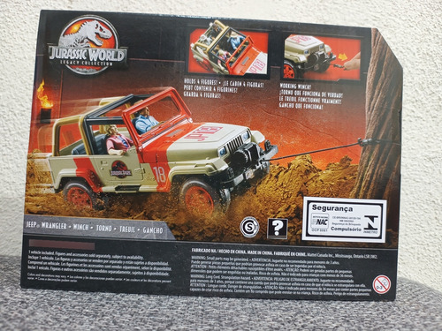 Jeep Wrangler # 18 Jurassic World Legacy Collection Matchbox Crema (Usado)
