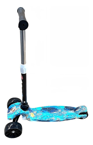 Scooter Deluxe Led Monopatín Triscooter Para Niño