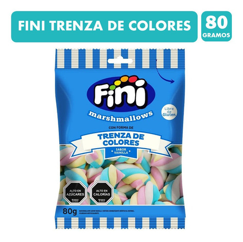 Marshmallows Fini - Trenza De Colores (pack Con 3 Un)