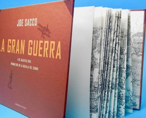 La Gran Guerra Joe Sacco Batalla Somme Desplegable