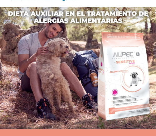 Nupec Sensitive Raza Pequeña 8kg | Piel Sensible