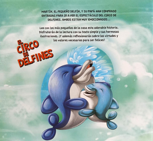 Libro De Cuentos Infantil El Circo De Delfines Un Libro De Enseñanzas Y Valores A Partir De 3 Años