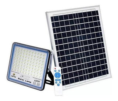 Foco Solar Led 400w C Sensor Patio Jardin Calles Exterior 