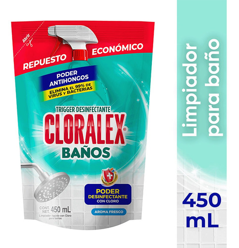 Cloralex Baños Antihongos Pouche Brisa Fresca 450ml