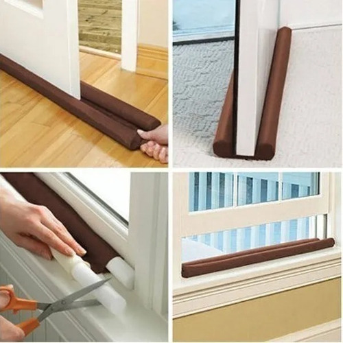 Pack 4 Protector Aislante Frío Puerta Ventana Doble X L 93cm