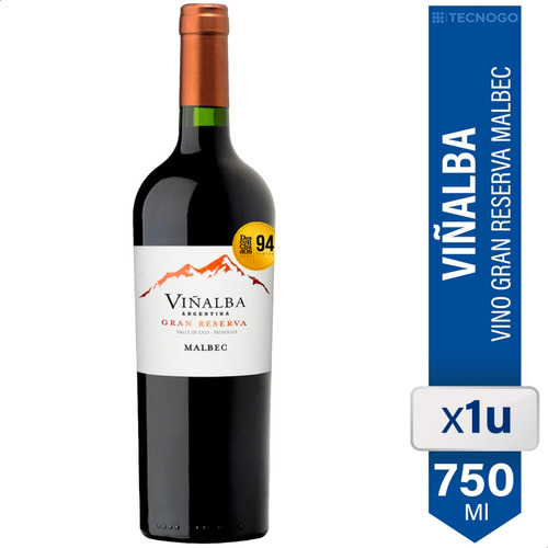 Vino Viñalba Malbec Gran Reserva Tinto Mendoza - 01almacen