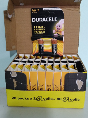 Pilas Alcalinas Doble A Y Triple A Duracell Pack De 24 Und