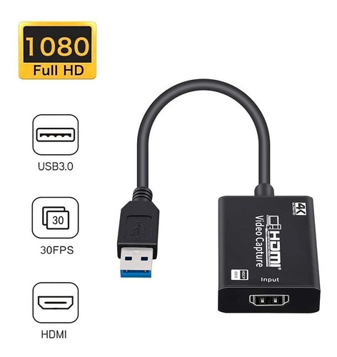 Capturadora De Video Hdmi Transmision  Streaming 