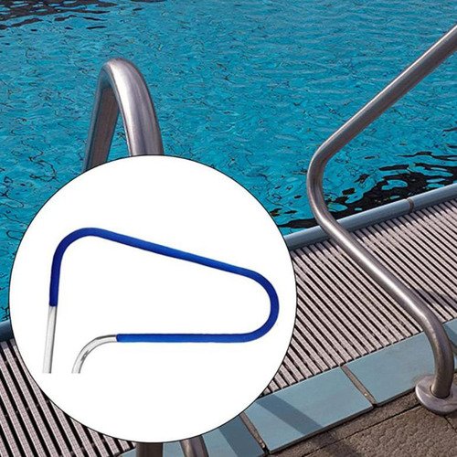 New Cubierta For Pasamanos De Piscina Comfort Grip Blue 8