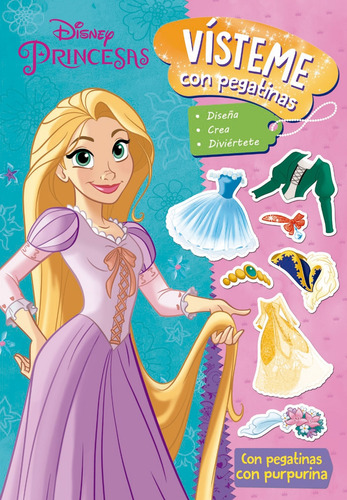 Princesas. Vísteme Con Pegatinas 2 - Disney