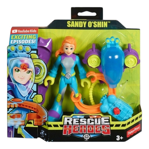 Fisher-price Rescue Heroes Sandy O'shin (ggk02)