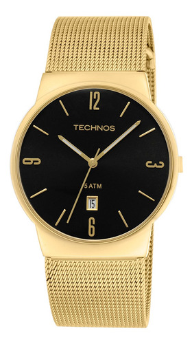 Relógio Technos Classic Masculino Gm10ih4p Dourado