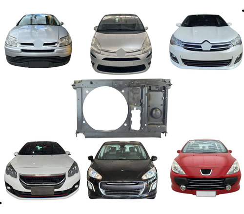 Suporte Radiador C4 Pallas Sedan 2007 2008 2009 2010 2011