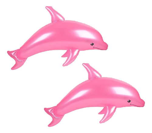 Zugar Land Huge 40  Pink Pearlized Dolphin Inflar Inflable P