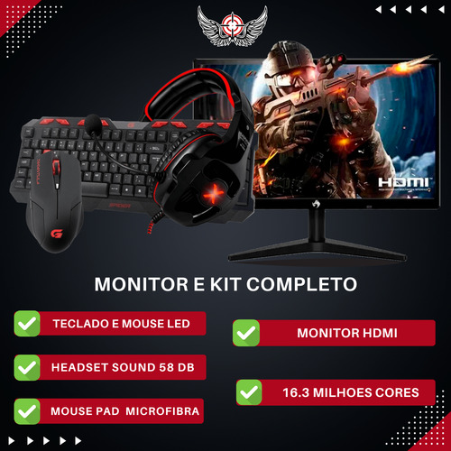 Pc Gamer Montado Completo I7 Game Com Ssd / 3.8ghz + Kit