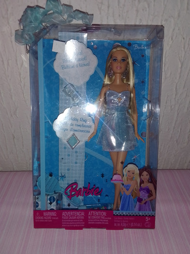 Barbie Birthday Cumpleaños Con Labial (Usado)