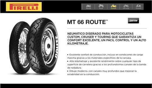 Cubierta Moto 170/80-15 Pirelli Route 66 Custom