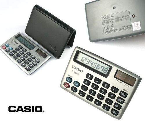 Calculadora Original Casio® Solar Portátil Tax De Impuestos!