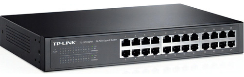 Conmutador/Hub TP-Link Gigabit con cable de 24 puertos TL-SG1024d