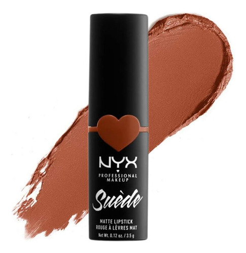 Labial Nyx Suede Matte Lipstick Peach Dont Kill My Vibe