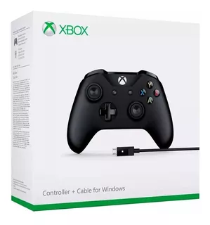 Controle Sem Fio Xbox One + Cabo Usb Preto