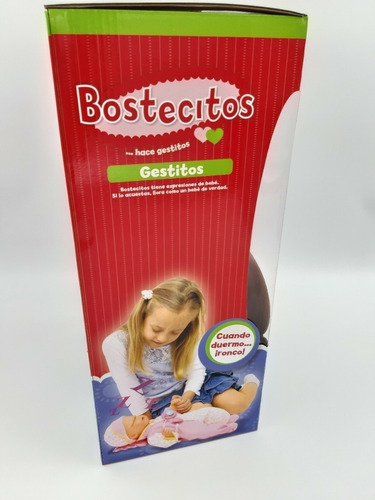 Muñeca Bebe Bostecitos Gestitos Faciales Con Sonido