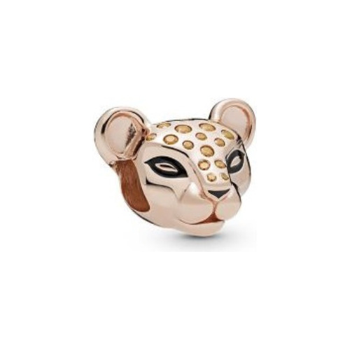 Charm Plata S925, Leopardo Rosa,  Compatible, Genérico 