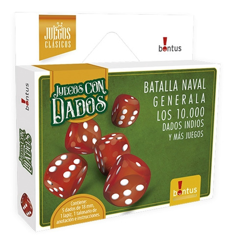 Juego Con Dados Generala Lápiz Talonario Bontus Lelab